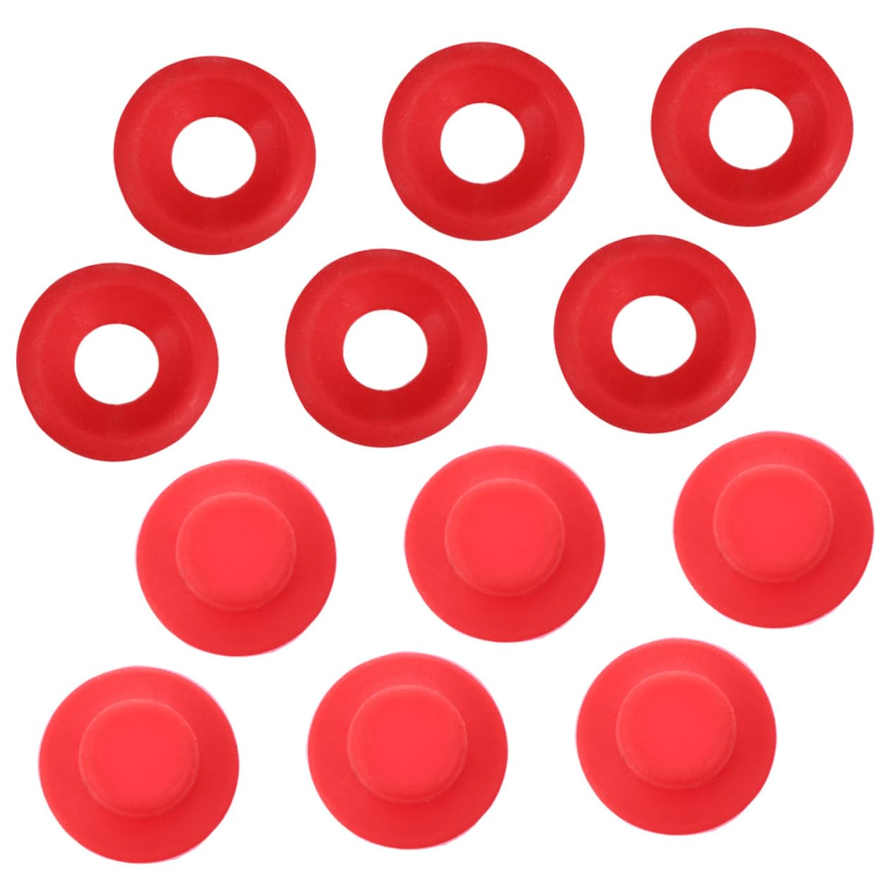 SOLUSTRE 12Pcs Leak Gaskets for Swing Bottles Replacement Seal Washers for Home Brew Beer Soda Bottles Easy to Install Bottle Sealing