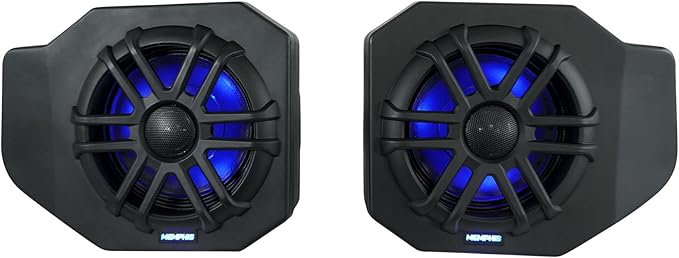 Parlantes Memphis Audio RNGR65FE18 + Rockville UT65B para Polaris Ranger miniatura 3