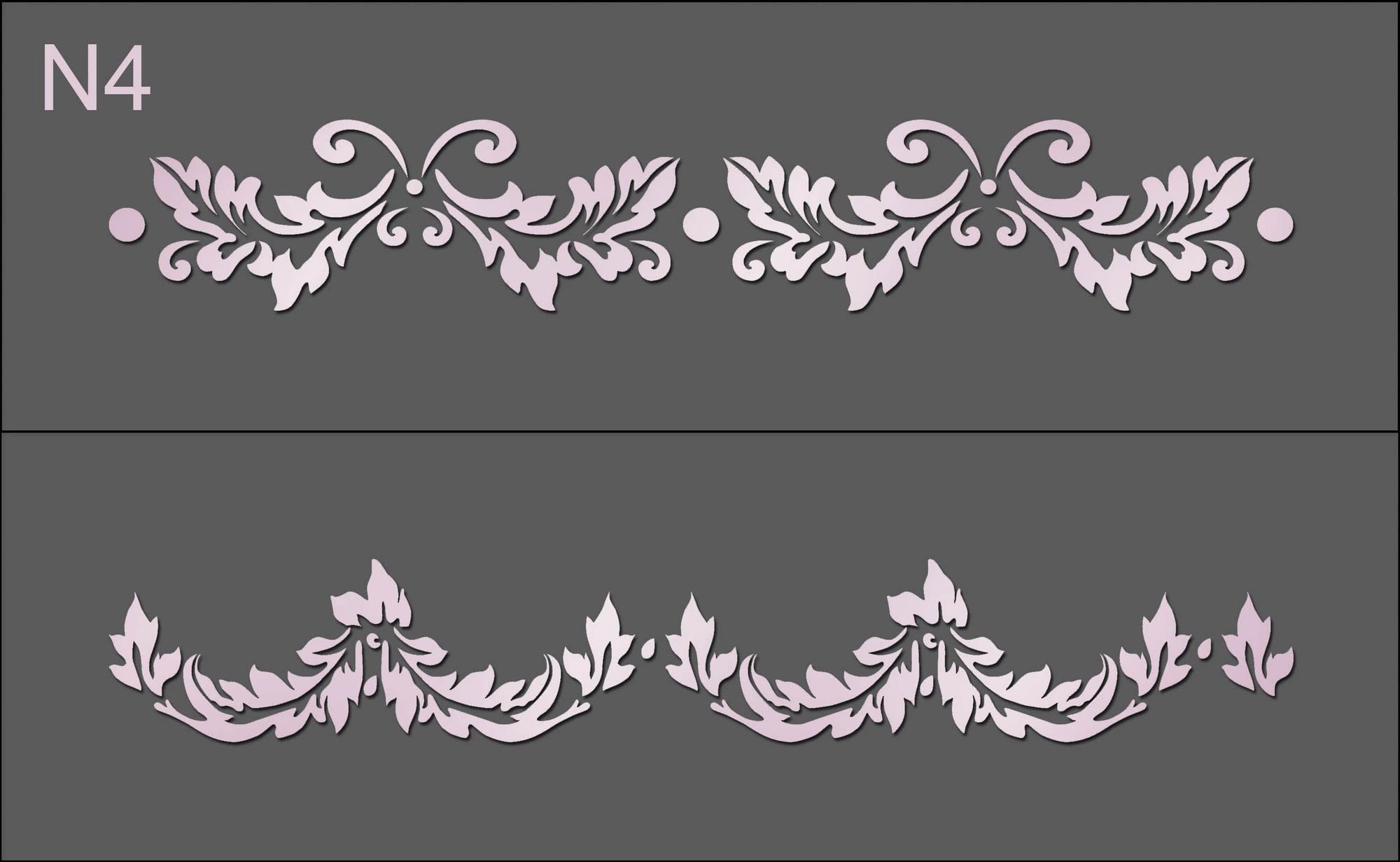 Floral Decorative Borders, Ornamental Border, Vintage Ornaments