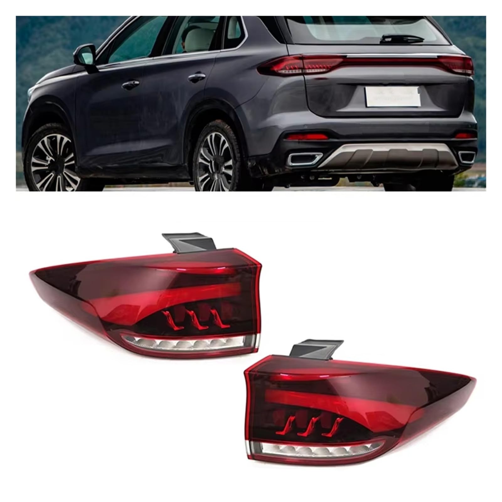 Faro Trasero Para GAC ​​Para Trumpchi Para GS5 2019 2020 2021 Luz Trasera LED Exterior Para Coche Parada Freno Intermitente Montaje De