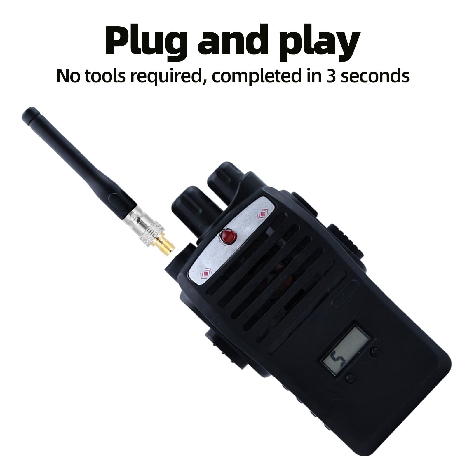 Profesjonalny SMA do BNC Adapter Zestaw, 12szt 50 Ohm RF Współosiowe Złącze Miedź & Stop Kompletny Męski/Żeński Komplet dla Krótkofalówka Antena Router Oscyloskop CCTV Sprzęt Testowy