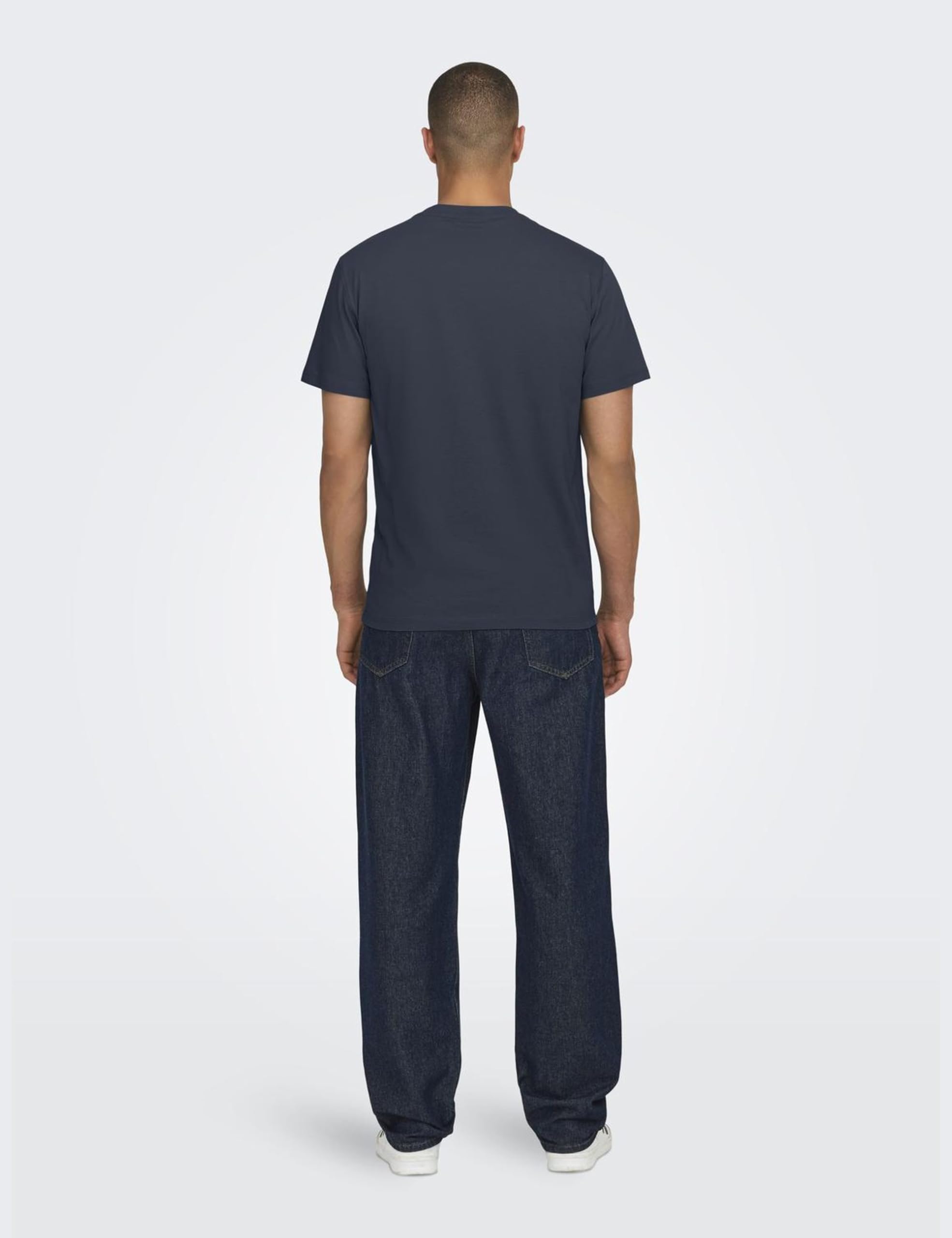 ONLY & SONS Onsmax Life SS Stitch Tee Noos, b??kitne noce, XL