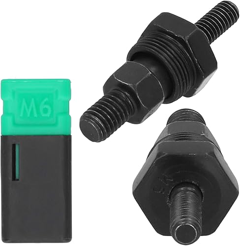 Miniatura 5 de Herramienta de remache M6, puntas de remache, cabeza manual de tuerca, puntas de cabeza de remache de acero aleado, mandril de repuesto,