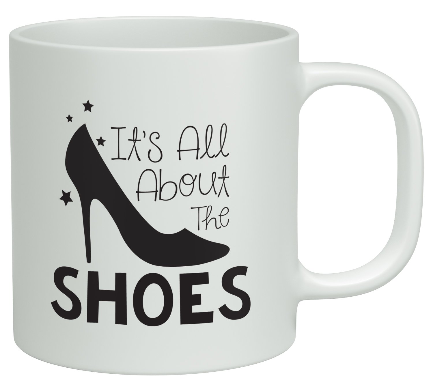 Shopagift White It's All About The Shoes 10Oz Novelty Gift Mug Cup