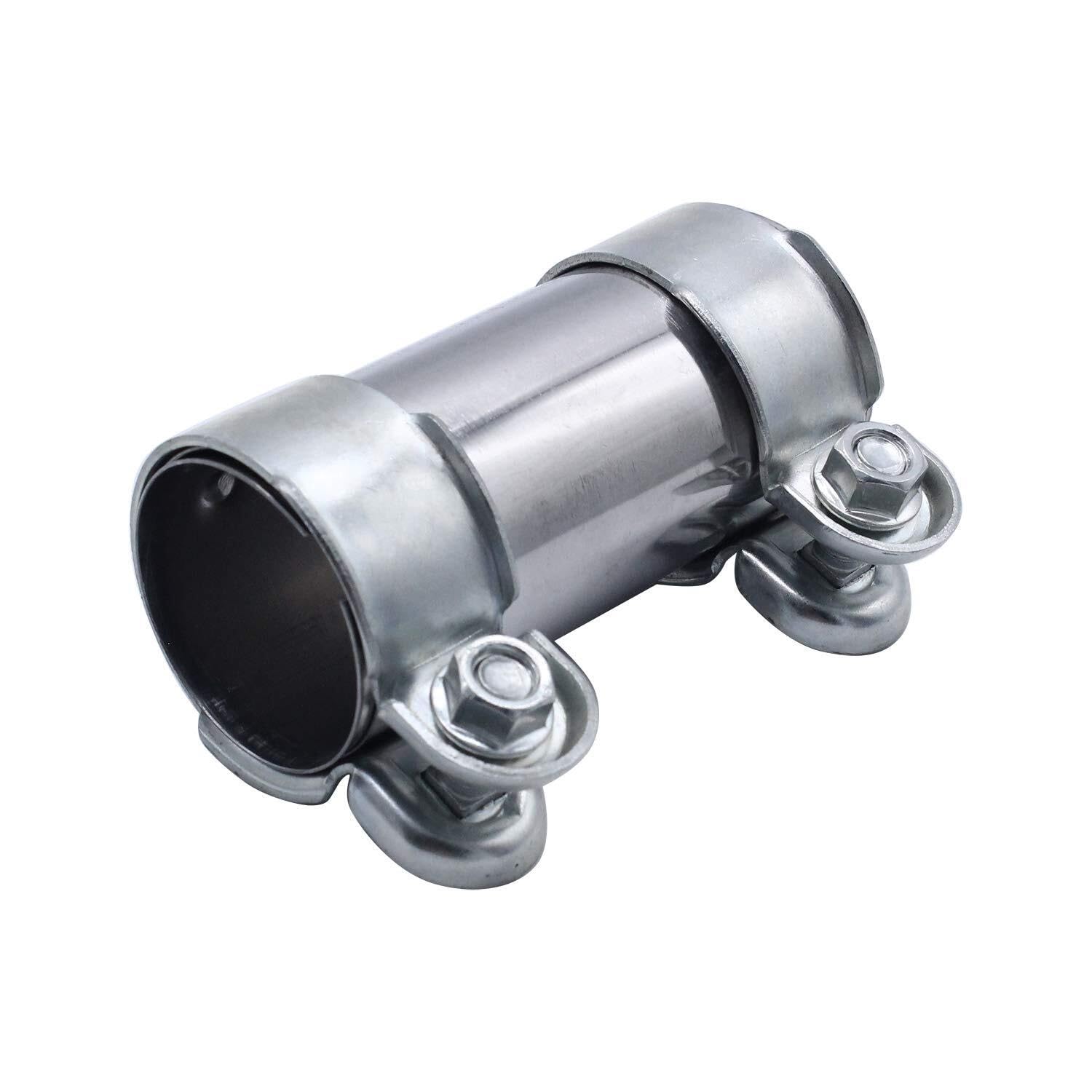 Réparer fuite échappement avec ce connecteur double bride Ø 55 mm acier galvanisé