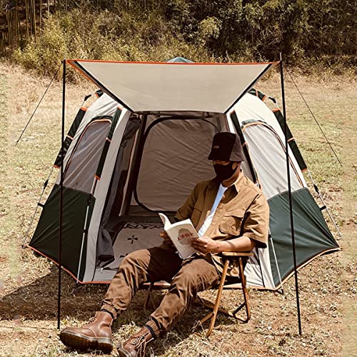 Tente de camping 3-4 personnes pop-up imperméable pour festival et plage