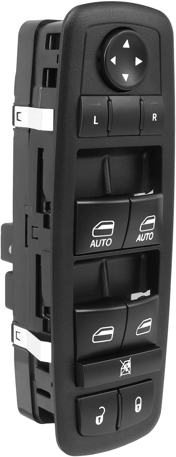 Power Master Window Switch Front Left Driver Side Fit for 2011 2012 2013 for Jeep Grand Cherokee,2011 2012 2013 for Dodge Durango Premium Replacement 68030823AE 68030823AB 68030823AC 68030823AD