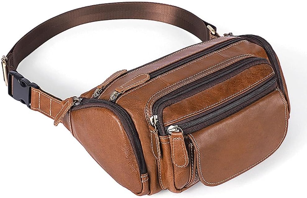 Vintage Large Capacity Outdoor Fanny Pack Crossbody Bag Shoulder