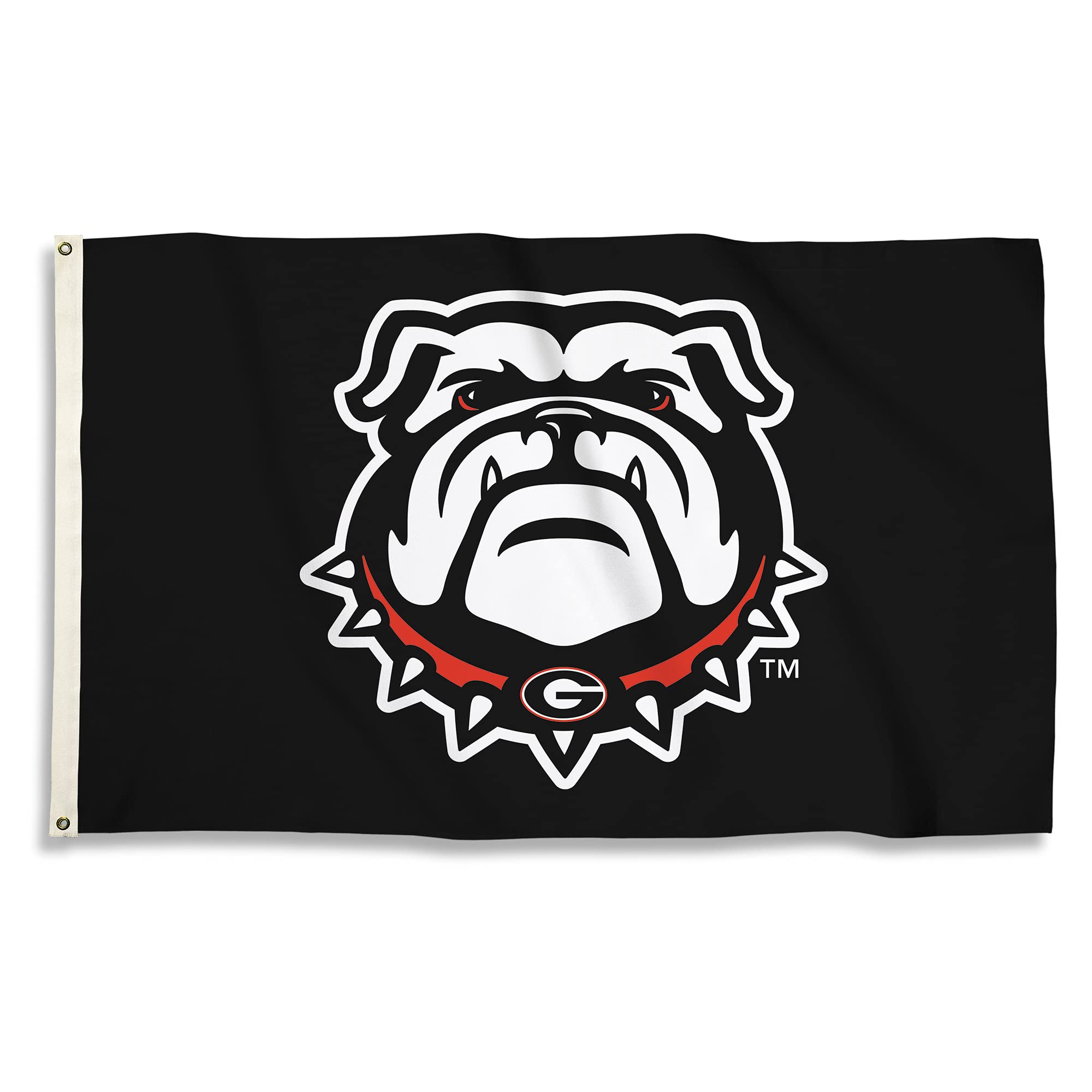 Georgia Bulldogs 3’x5’ Flag with Heavy-Duty Brass Grommets - UGA Football, Basketball & Baseball Pride - High Durability - Designed for Indoor or Outdoor Use - Great Gift Idea