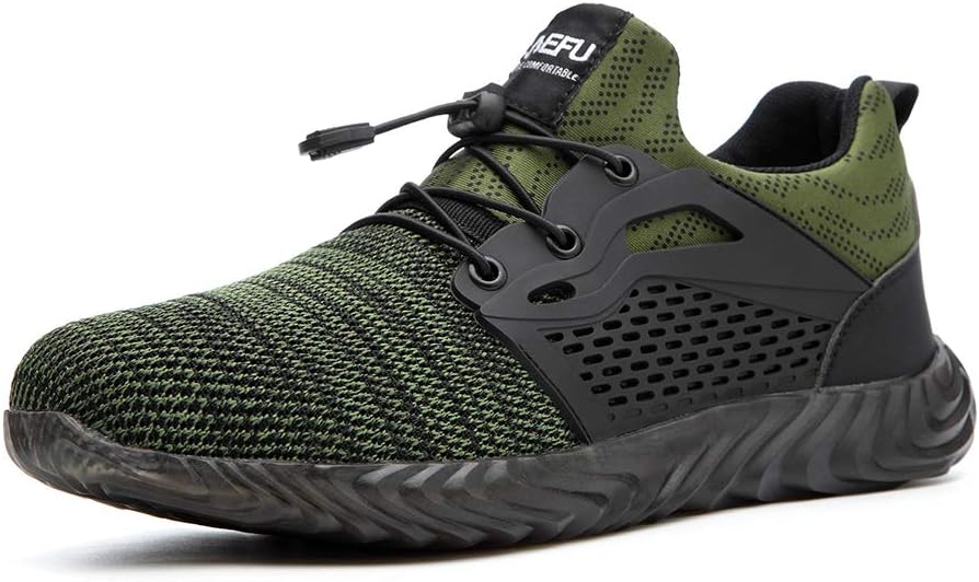 Safety Shoes for Men Steel Toe Trainers Lightweight Work Shoes Women Breathable Industrial Sneakers