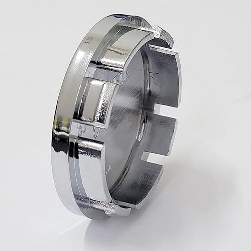 Miniatura 3 de 4 tapas centrales de rueda de ABS para automóvil, cubiertas de cubo delantero y trasero, 2.205 in de diámetro exterior para accesorios de repuesto