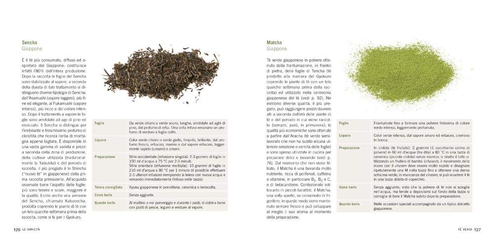 Manuale per preparazione del tè. Coltivazione e lavorazione. Degustazione e varietà. Stili di infusione. La cerimonia del tè
