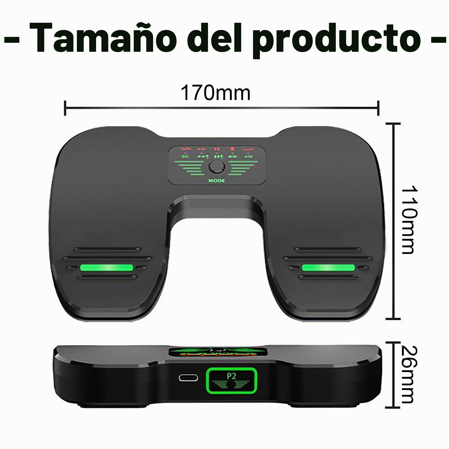 Pedal Bluetooth Partituras,Pedal para Pasar Paginas Tablet,Volteador de Página de Música Recargable,Pedal Bluetooth Page Turner para Tablets y Smartphones, Silencioso