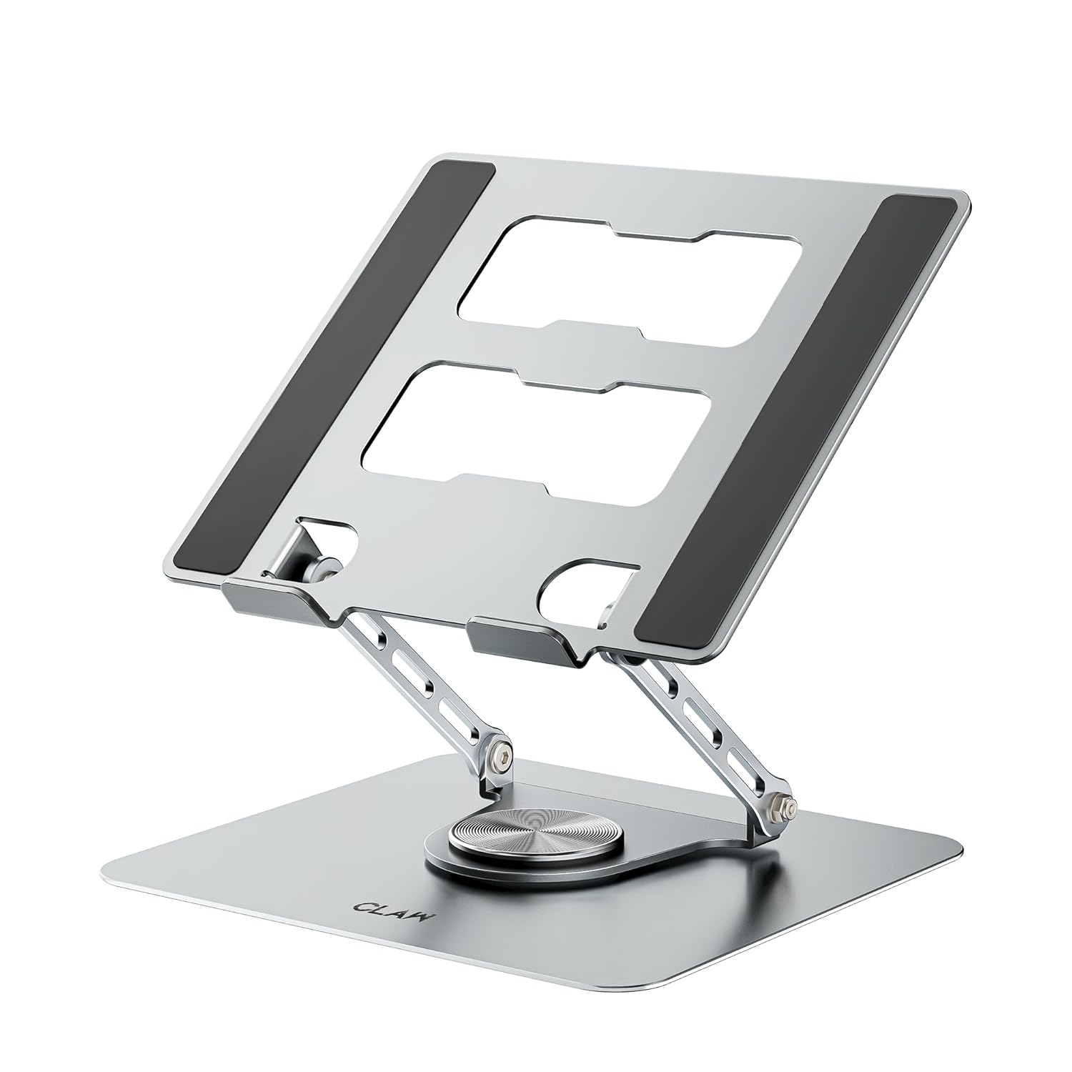 CLAW Lift Pro X11 Laptop Stand with 360° Rotating Base, Multi-Angle Adjustment, Heavy-Duty Steel Frame, Anti-Slip Silicone Pads, Foldable Design, Supports Up to 17-Inch Laptops & 8KG Load – Black CLAW Lift Pro X11 Laptop Stand with 360° Rotating Base, Multi-Angle Adjustment, Heavy-Duty Steel Frame, Anti-Slip Silicone Pads, Foldable Design, Supports Up to 17-Inch Laptops & 8KG Load – Black