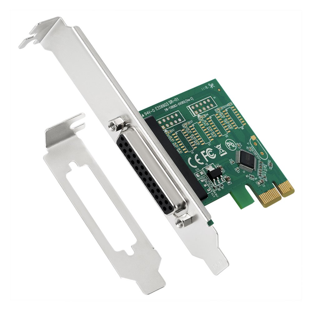 Buy SHINESTAR PCIe Parallel Port Card, PCI Express to DB25 LPT Printer