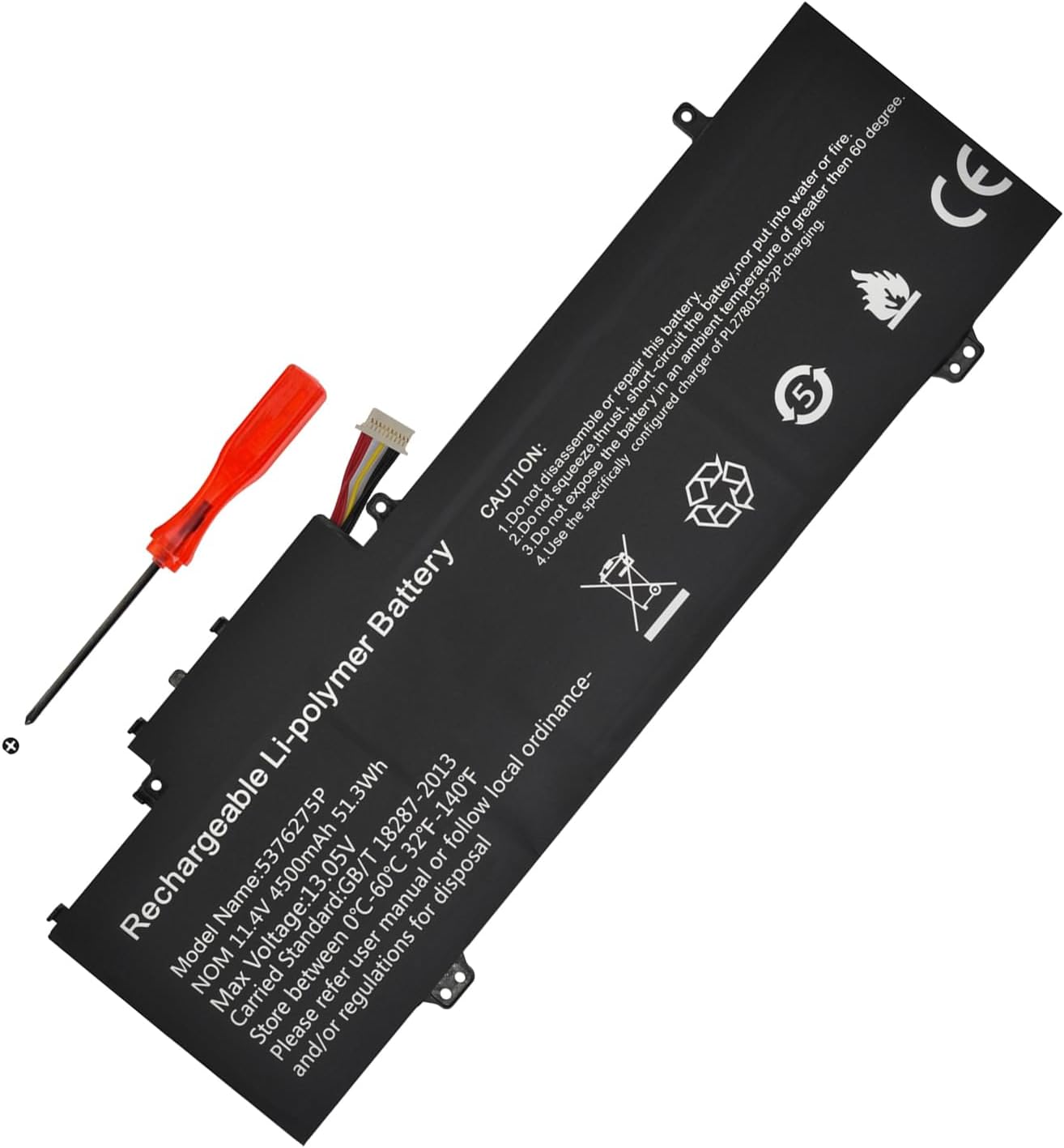 DGFTB 5376275P 4500mAh Laptop Battery for Gateway GWTN156-1RG GWTN141-2BL GWTN141-4 GWTN141-4BK GWTN141-4BL GWTN156-5BL GWTN156-9SL GWTN141-10BK GWTN141-10BL GWTN141-10GR UTL-509068-3S NV-509067-3S