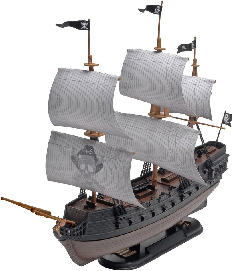 The Black Diamond Pirate Ship Snap Tite Plastic Model Kit