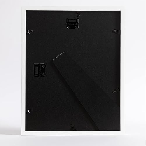 Miniatura 6 de eletecpro Portarretratos de madera maciza de 11 x 14 pulgadas con cubierta de vidrio, pantalla horizontal y vertical de 8 x 10 pulgadas y 8.5 x 11