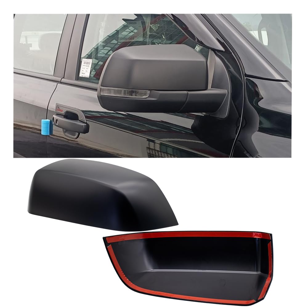 GCTRICL Cadre De Couverture Rétroviseur Ford Ranger 2012-2018 - ABS Gauche/Droite