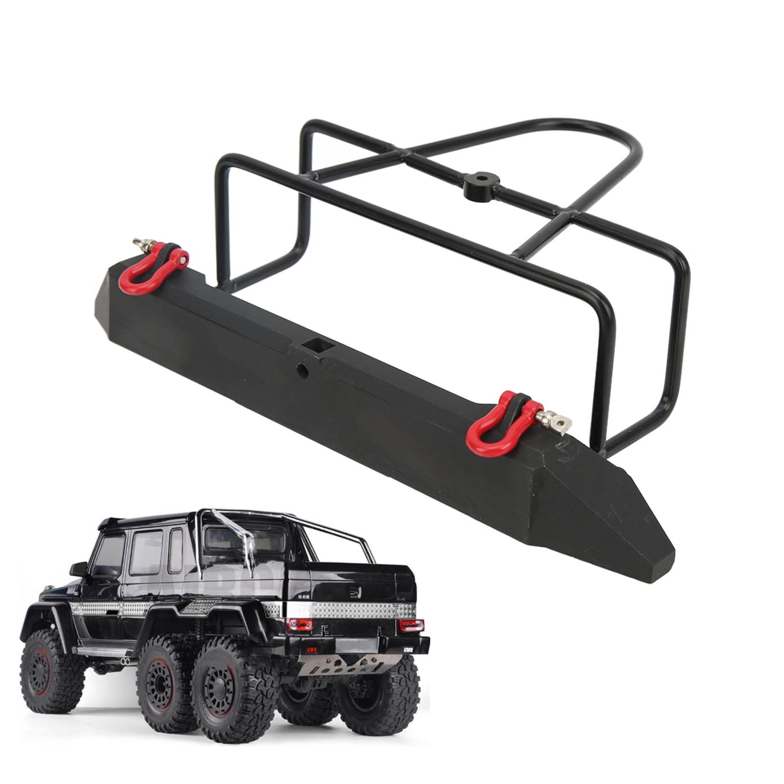 Tylny zderzak ze stopu aluminium do samochodu wspinaczkowego TRX4 SCX10 SCX10III 1/10 RC