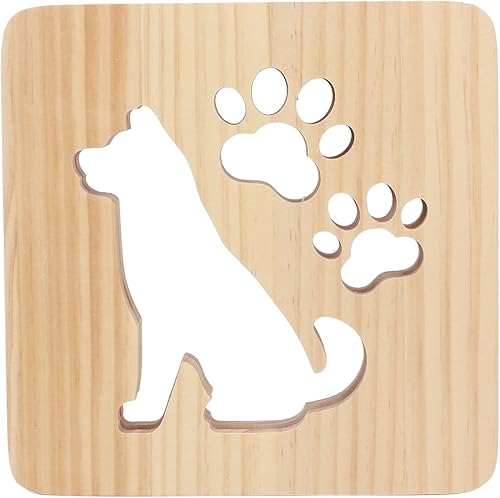 Miniatura 7 de Nursery Night Light Cute Dog Hollow Design, Soft Warm White 360 Degrees Lighting USB Powered - Gentle Ambience, Easy Control, Ideal Night Light for