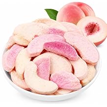 Freeze-Dried Peach Slices, Crispy Fruit Snack, Yogurt & Baking, 500g