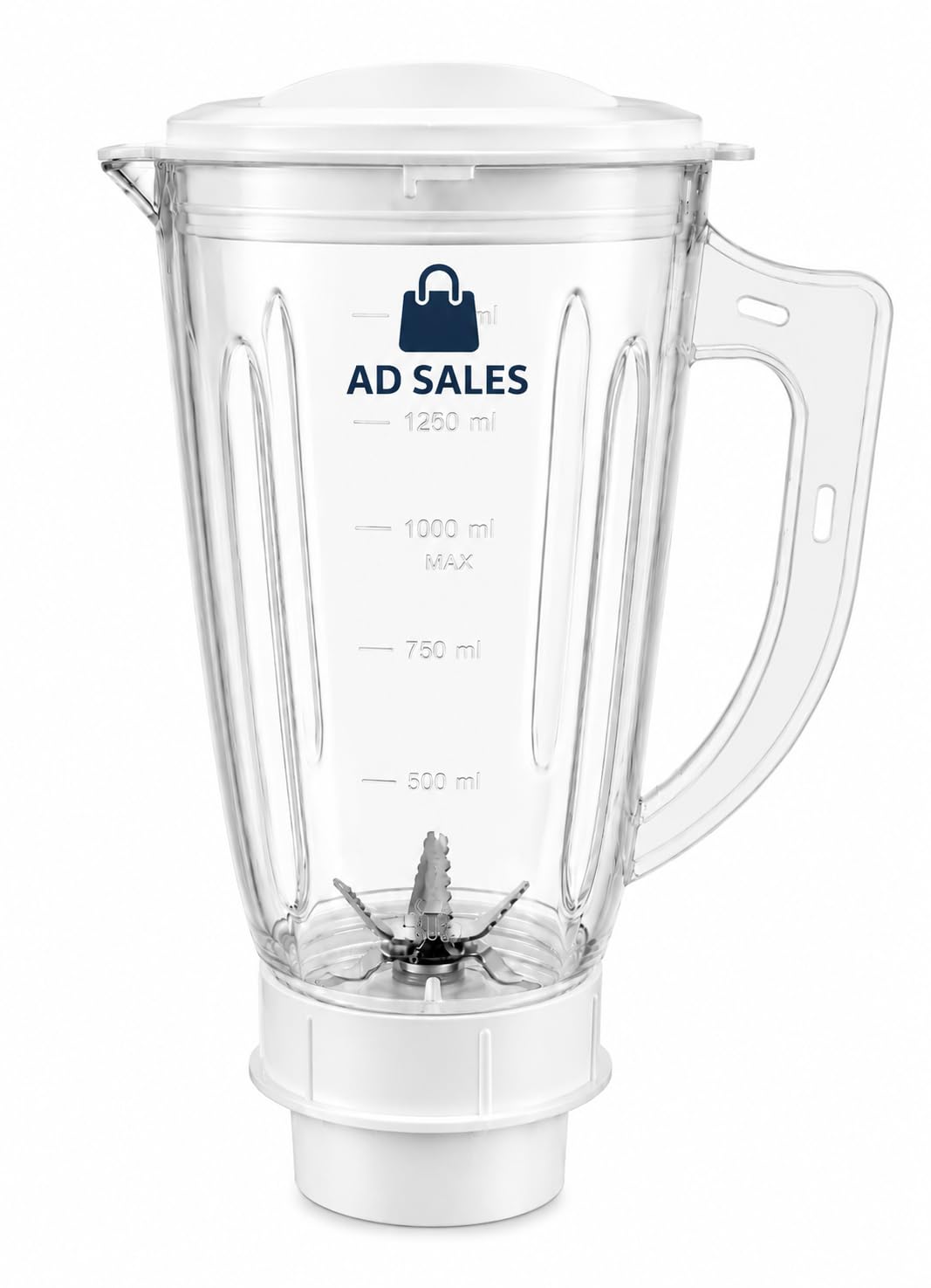 Ad sales 1.5 Litre Plastic Juicer Mixer Grinder Jar with Lid | Heavy Duty Transparent Blender Jar-image-33