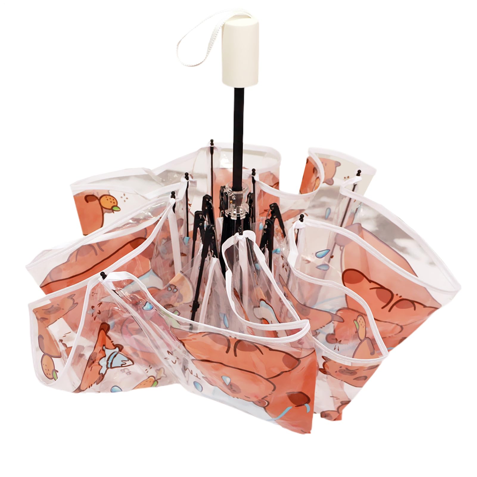 Little Girl Umbrella - Lightweight Waterproof Rain Tool | Dome Clear Bubble Umbrellas - for Children Boys Girls Friends Birthday School Outdoor Travel Camping