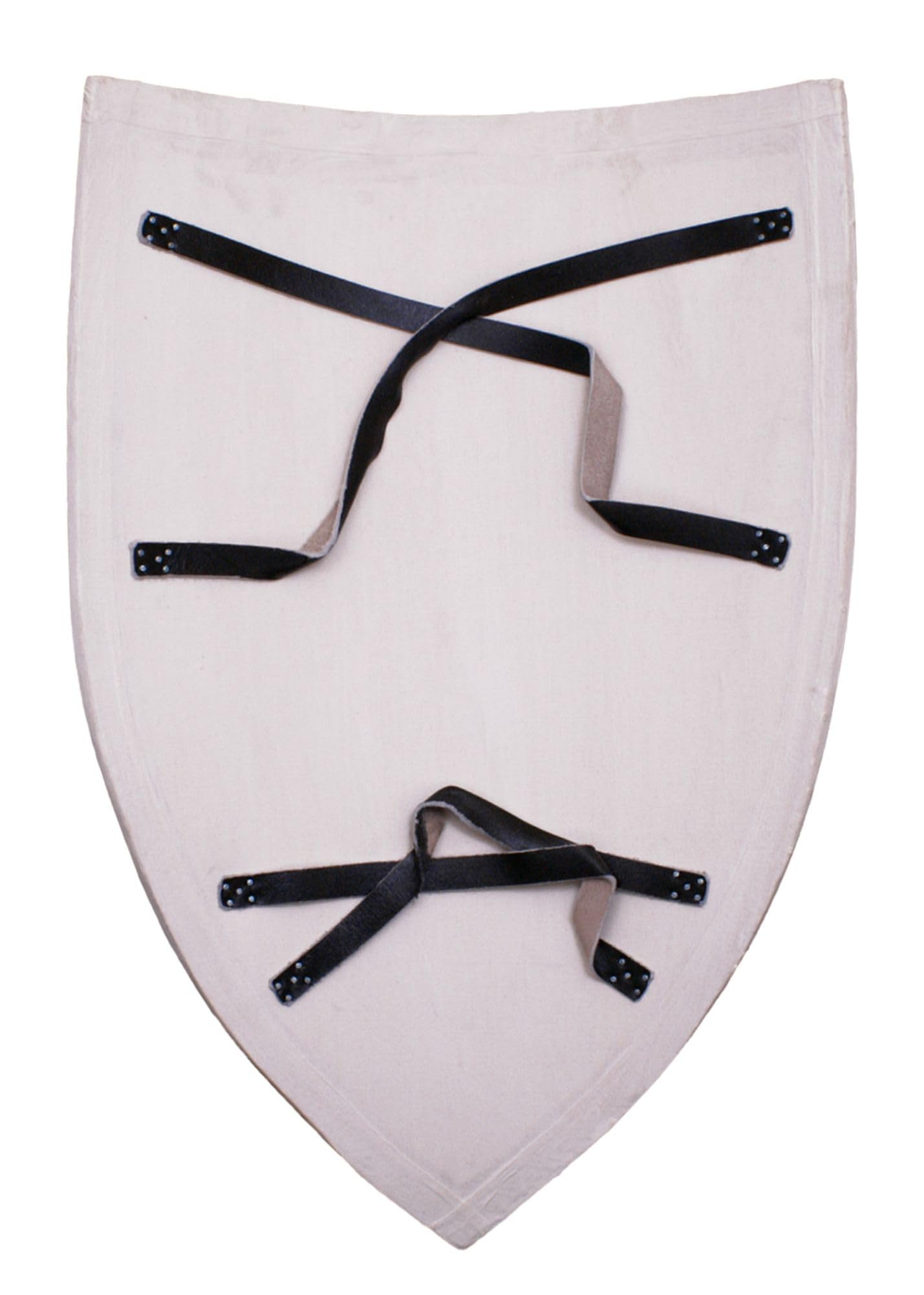 Battle-Merchant - Wappenschild aus Holz - Rohling zum Selbstbemalen - Mittelalter Ritterschild - LARP