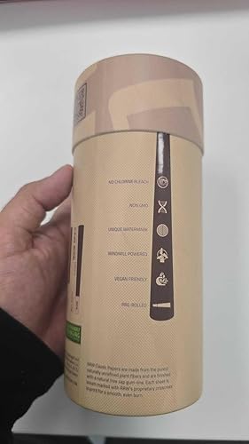 Miniatura 9 de RAW Cones Classic Size King  Paquete de 100  Papel preenrollado natural con puntas y tubos de embalaje incluidos