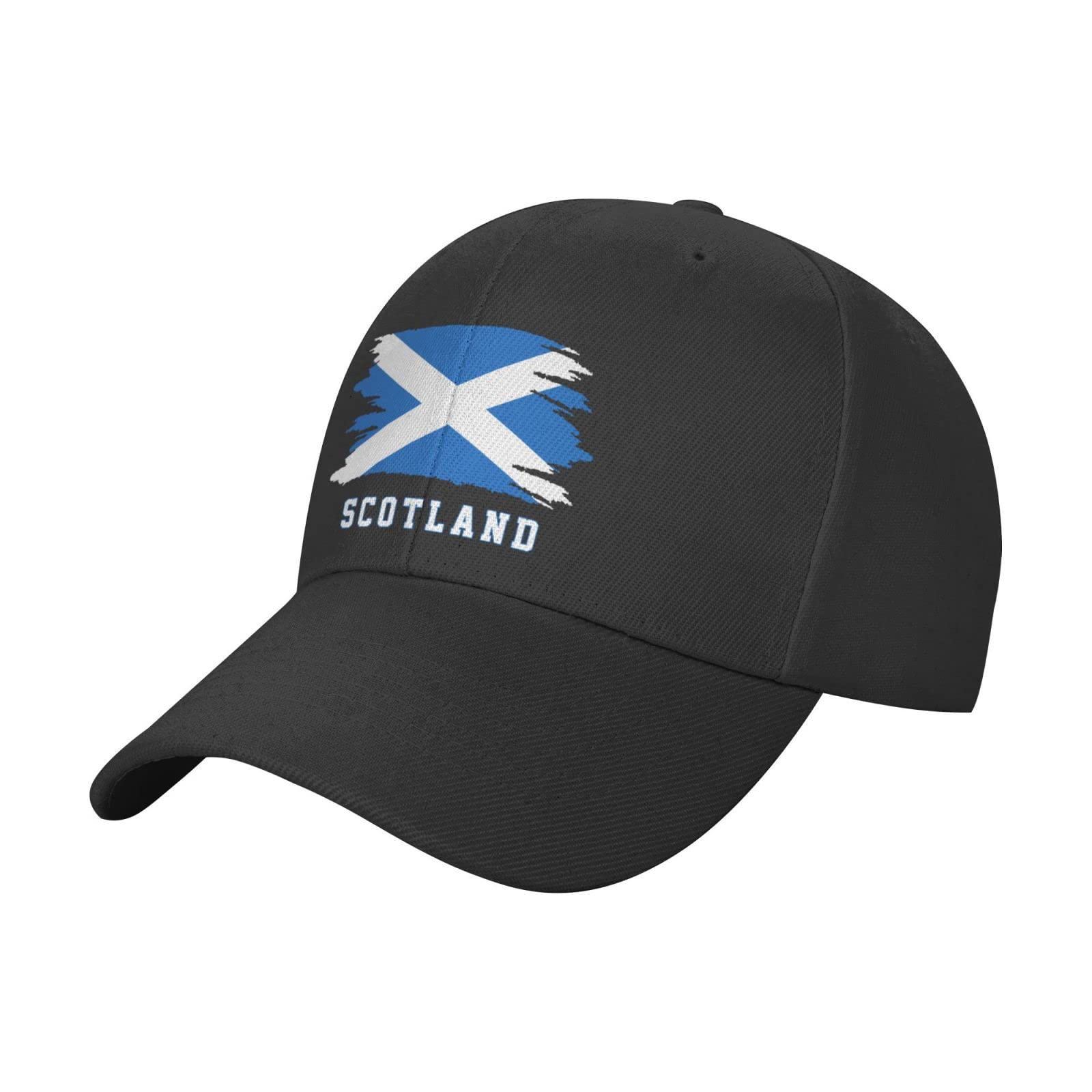RFSHOP Scotland Flag Cool Scotch Fans Baseball Cap Adjustable Sports Hat Unisex Black Patriotic Dad Trucker Hat