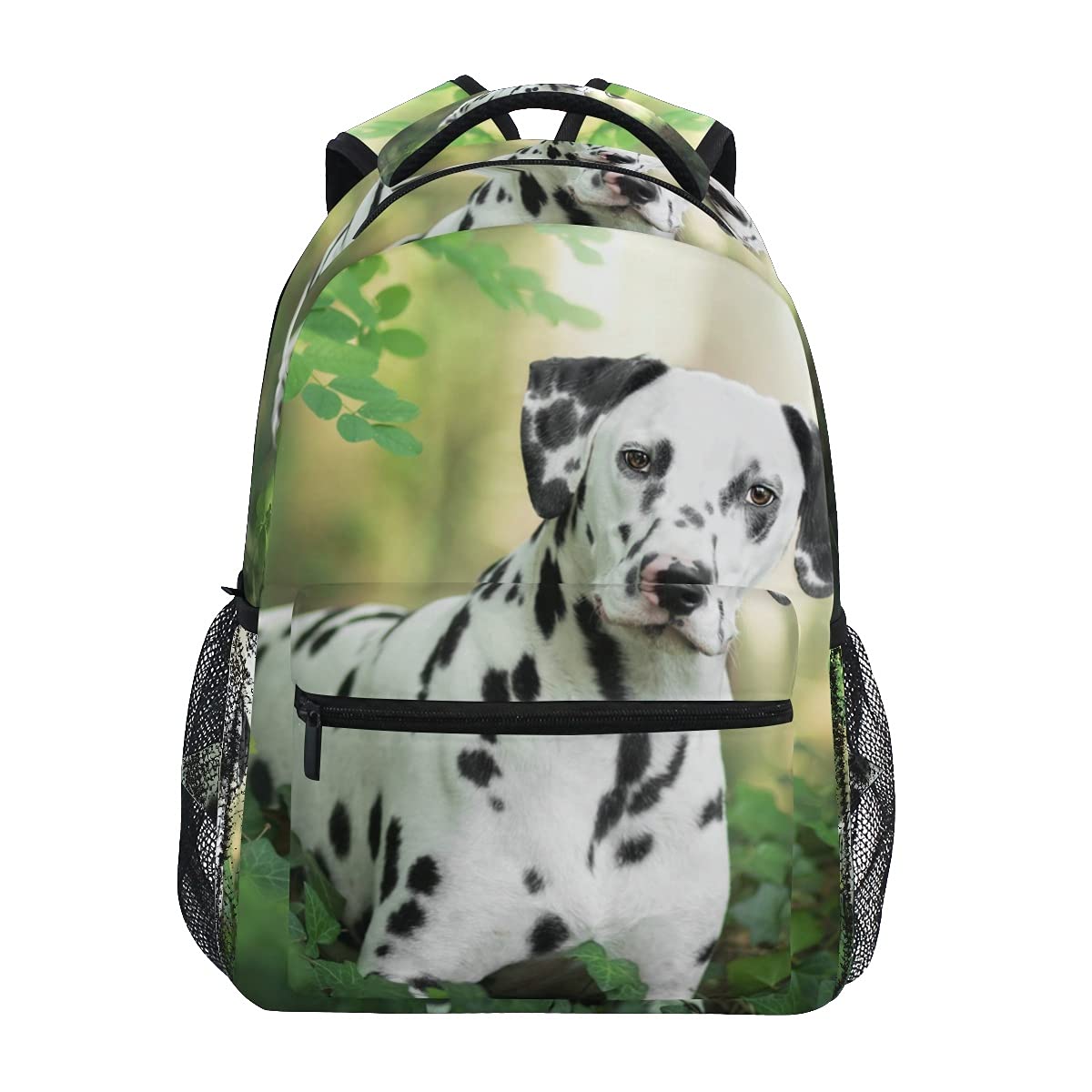 fifbird Dogs Beautiful Spotted Dalmatian Backpacks College School Book Bag Travel Hiking Camping Daypack