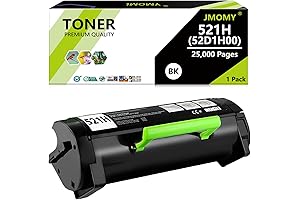 Remanufactured Toner Cartridge 521H 52D1H00 by lexmark