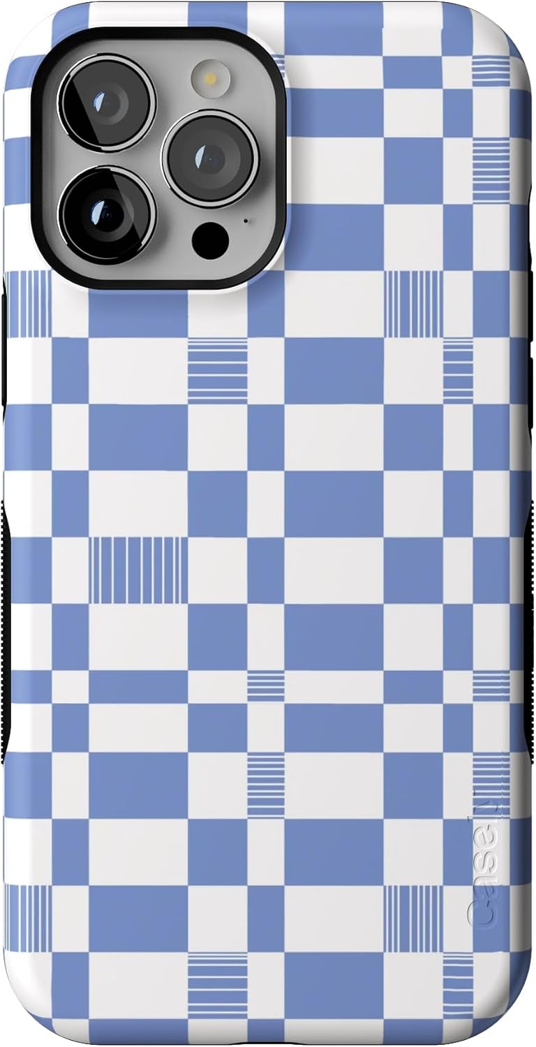 Casely iPhone 13 Pro Max Case | Reality Check | Periwinkle | Bold Protective Design | Compatible with MagSafe