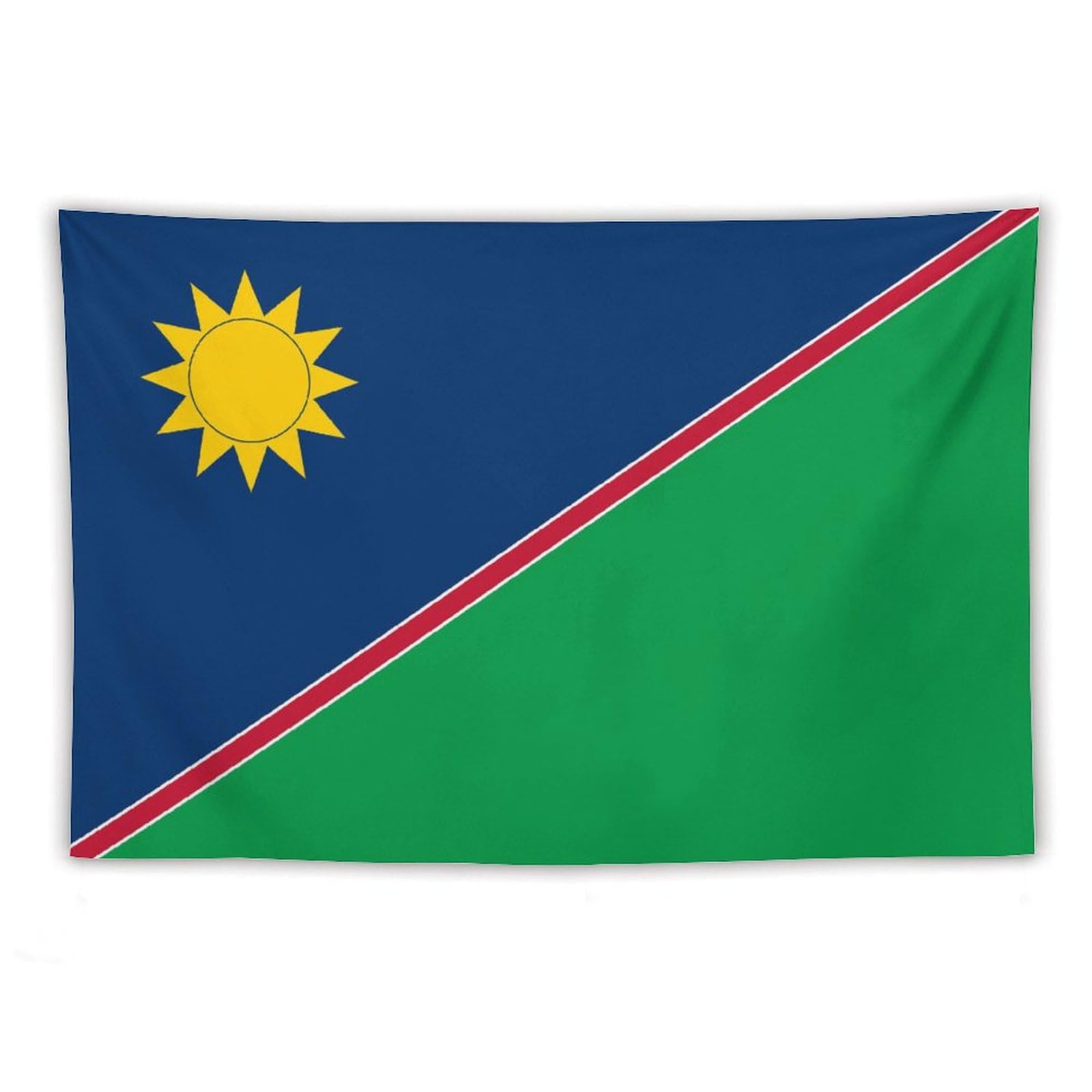 XingFox Namibia Flag Tapestry Wall Hanging National Flag Tapestry for Room Bedroom Dorm Aesthetic Decorations, 60"x90"