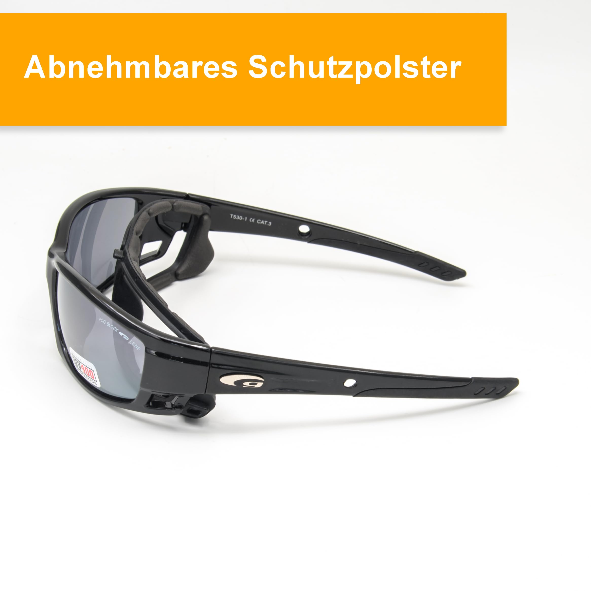 GOGGLE Okulary sportowe z paskiem