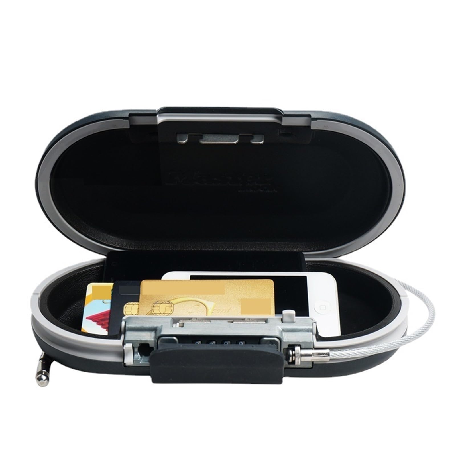 Cassaforte, cassaforte per la casa, Mini Combinazione Portatile Con Password Personale, Cassaforte, Carta Bancomat For Gioielli, Cintura Portaoggetti For Telefono Cellulare, Fissata Con Fune per denar
