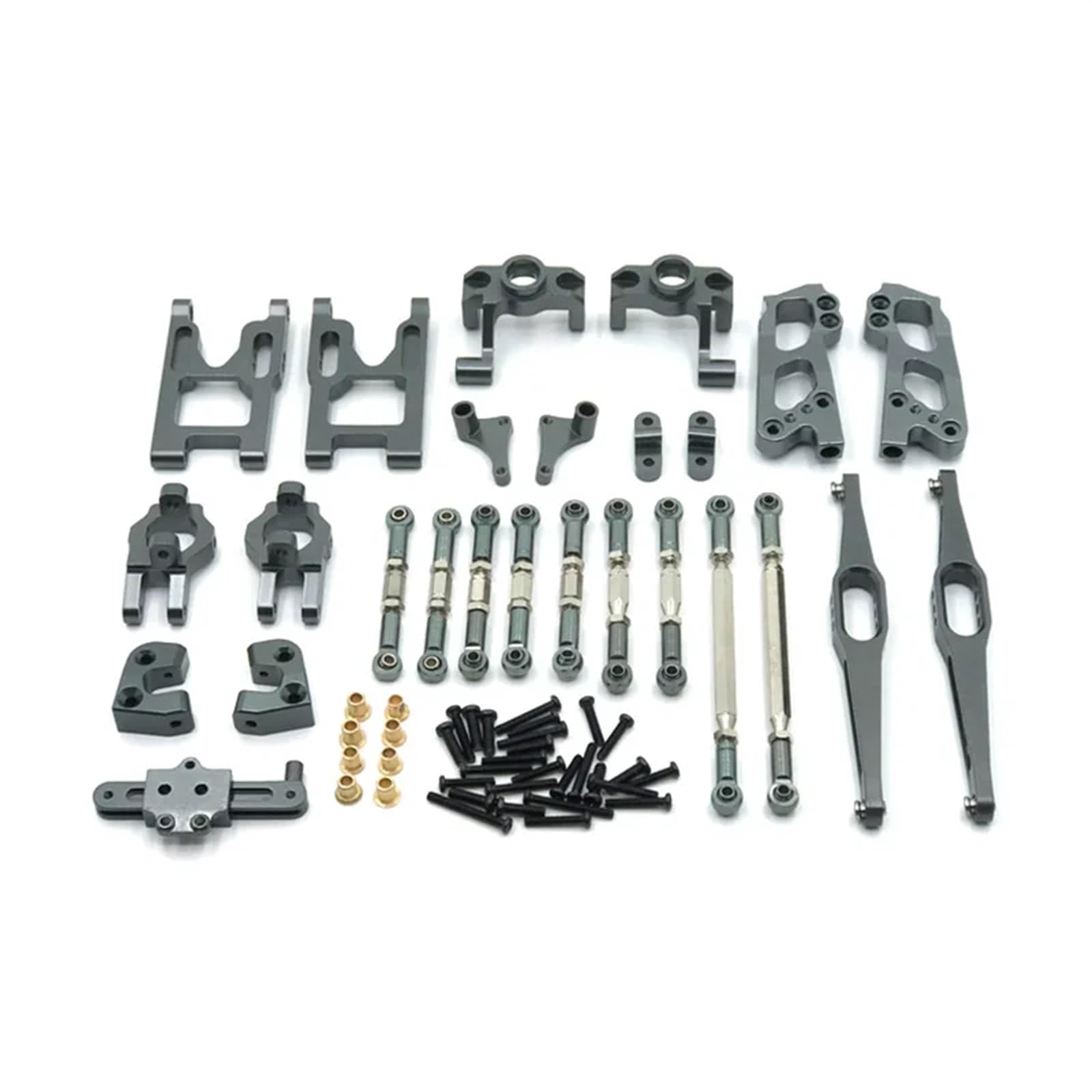 Pièces de mise à niveau métalliques UNARAY pour Wltoys 12428 kit bras oscillant et direction