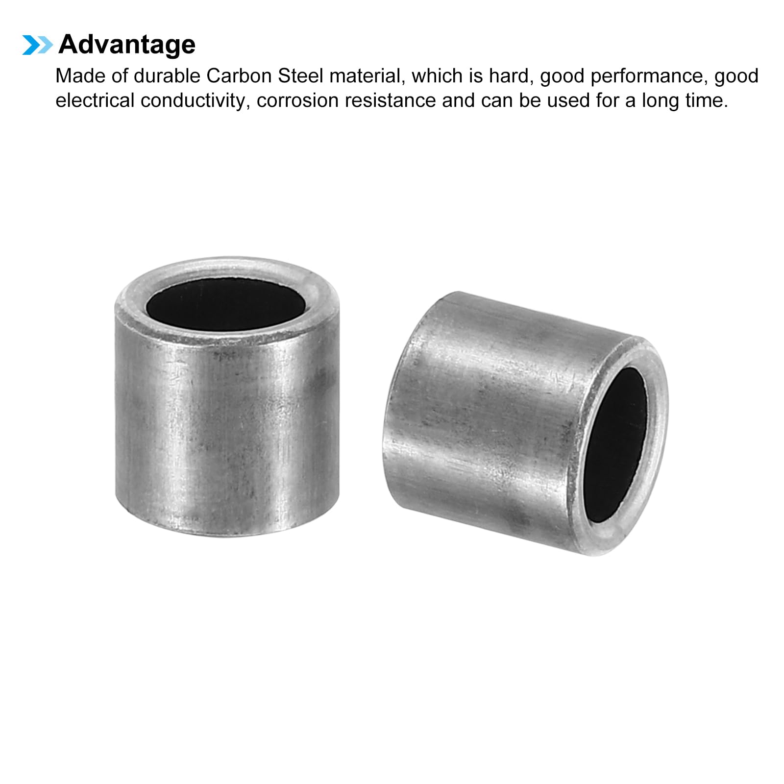 M6 Aluminum Spacers, 12 Pcs Metal Spacers Aluminum 6.2mm ID X 15mm OD X 1 5mm L Aluminum Spacer Screw Standoff Round For 1 4 Or M6 Screw Bolts - View #4