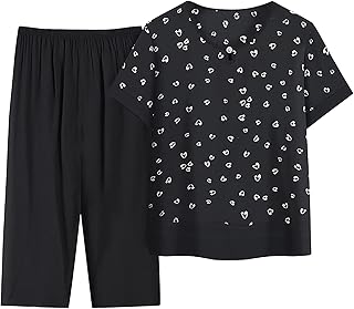 Traje de pantalón para mujer, negocios, verano, estampado en bloque de color, corte holgado, manga corta, pantalones largos, conjunto de verano, ropa de calle, moda informal