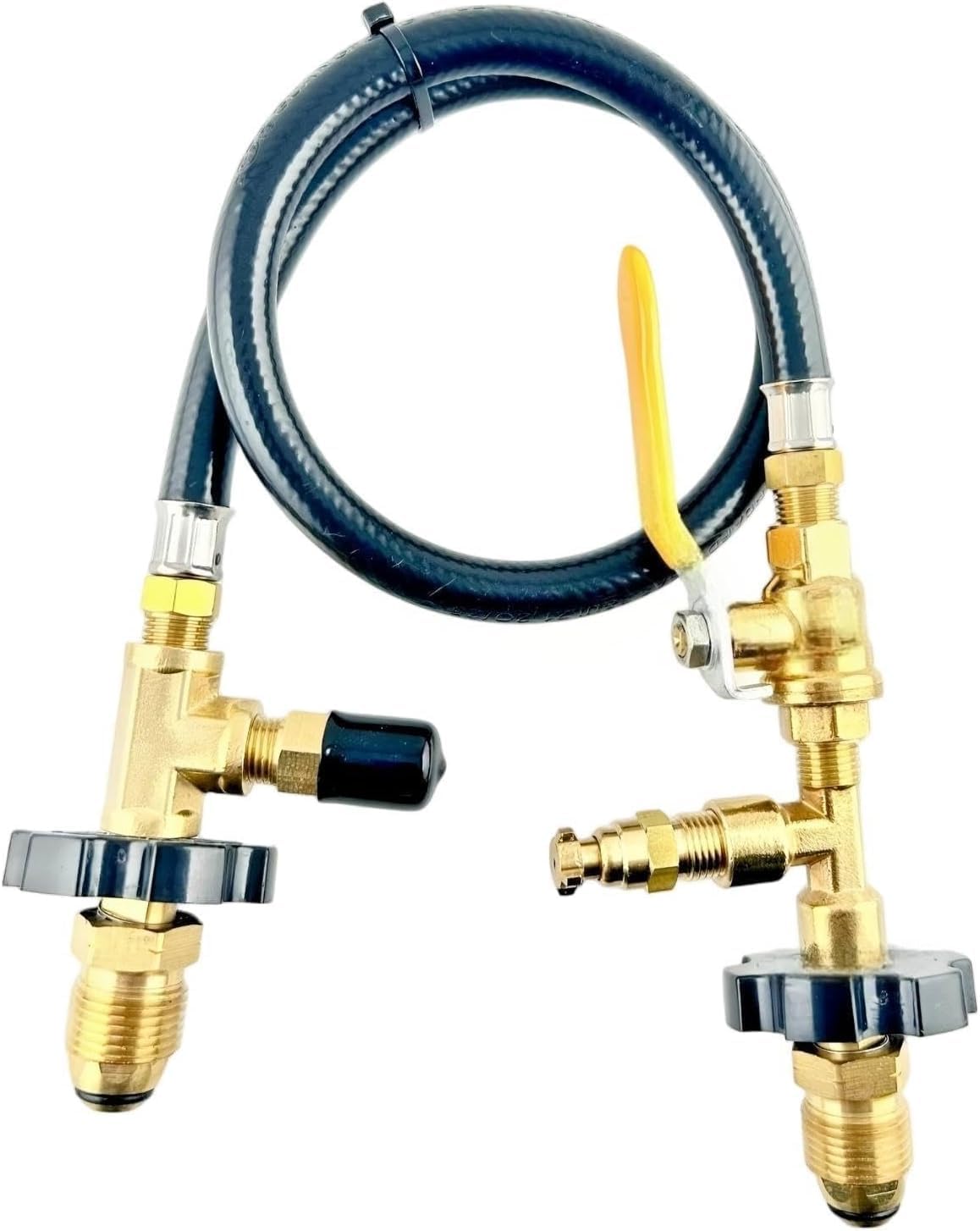 TEGRO 54" Pol To Pol Liquid Propane Transfer Hose System Fill Bbq 20lb Unloading Lpg - ASSEMBLY REQUIRED - Liquid Propane Transfer Unloading Kit NF-PR-FILL-KIT