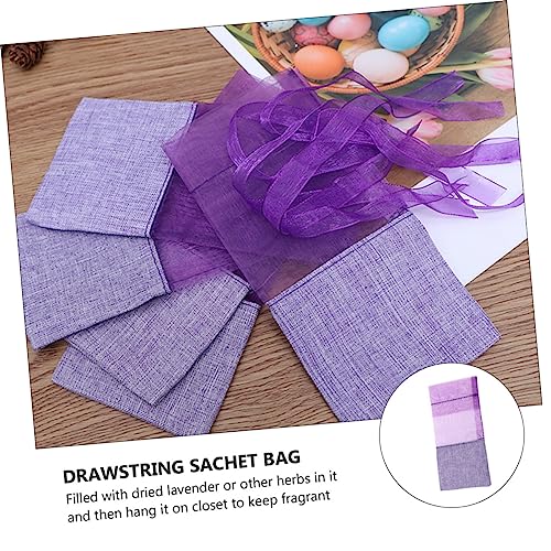 12 bolsas pequeños de sachet vacías para especias y joyería miniatura 5