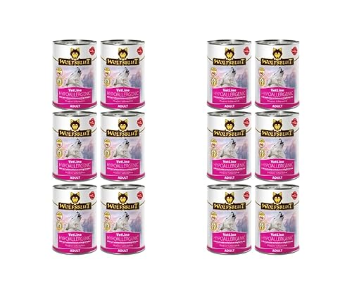 Wolfsblut Vetline | Hundefutter | Sparbundle | Sparpaket (2 x (6x395g), Hypoallergenic)