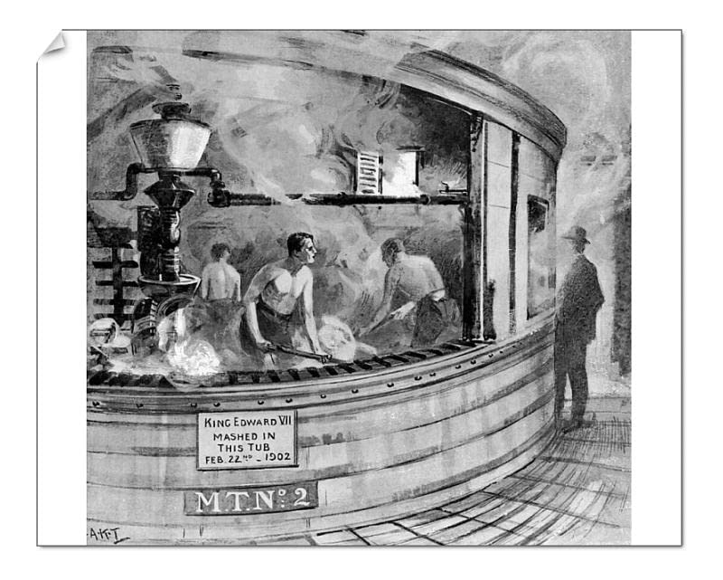 Media Storehouse Bass Brewery Mash-tub Clearing Print, 1908 - Print 10"x8" (25x20cm) (7348494)