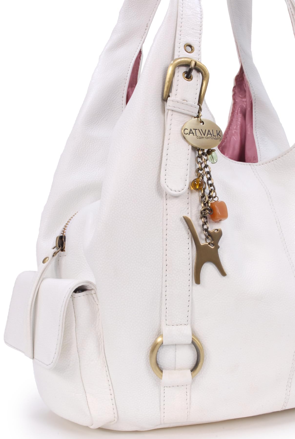 Catwalk Collection Handbags - Grande Borsa a Spalla in Pelle - Tote Bag Donna - Borsa a Mano - Multi Scomparti - Alex