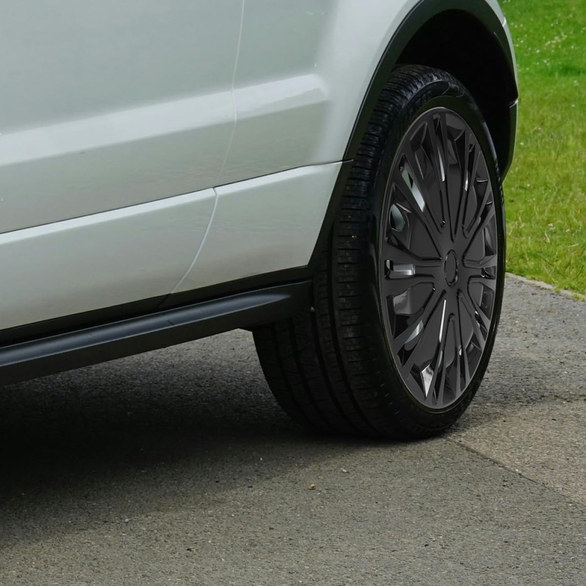 NOLITOY 15 Zoll Radkappen für Autos mit Schwarzem Pp Material Installieren Widerstandsfähig und Stilvolles Design für Dekorative Radnabenabdeckungen Am Fahrzeug
