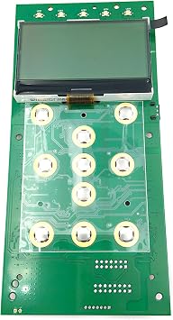GETPARTS P1058930-001 Control Panel Front Bezel Faceplate LCD for Zerba ZT410 ZT420 Thermal Printer All dpi Without Cover