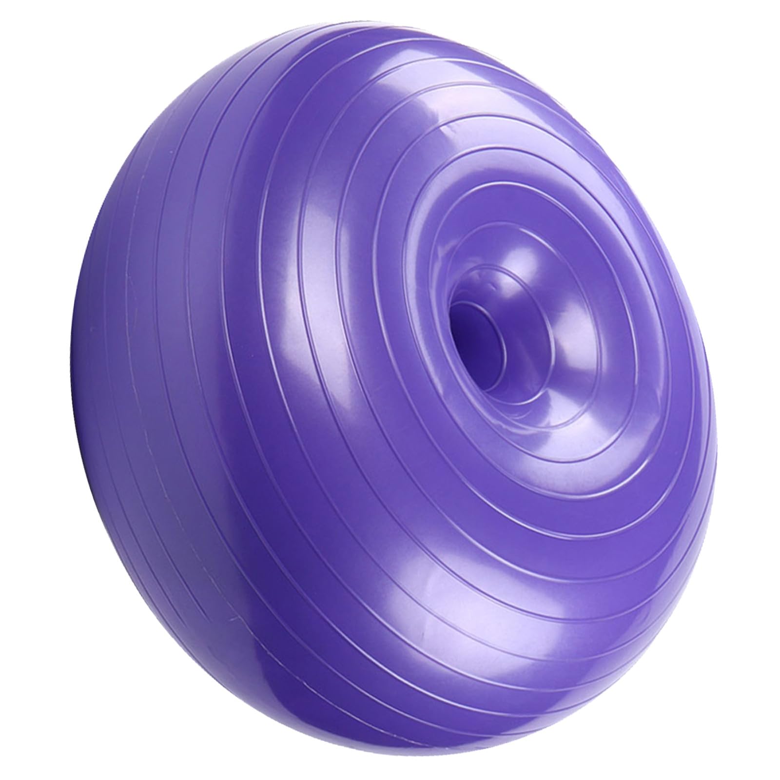 PACKOVE Pelota de Pilates con Forma de Donut, Superficie Antideslizante y Material PVC, a Prueba de Explosiones, Incluye Bomba de Aire para Ejercicios en Casa y Yoga