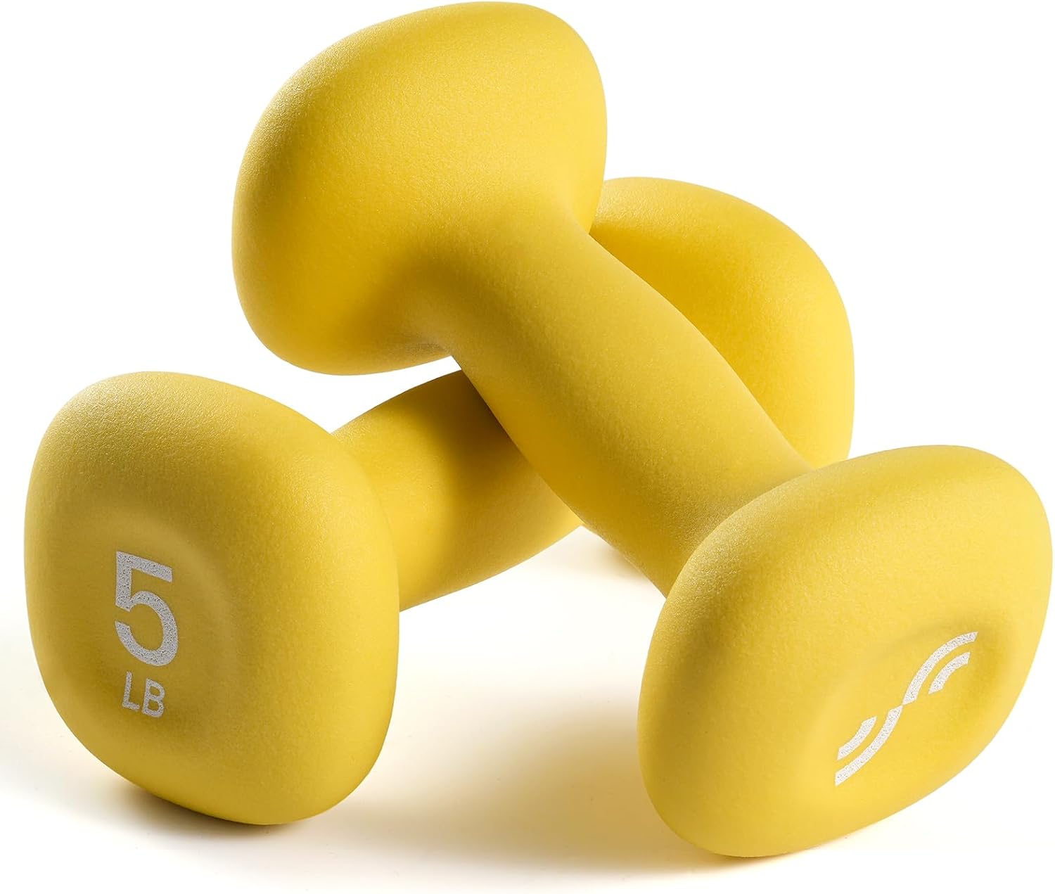 Sportneer Neoprene Dumbbells Set of 2, 2,3, 5, 8, 10lb Hand Weights for Women, Non-Slip Ergonomic Design, Anti-Roll Square Shape at home weights for women
