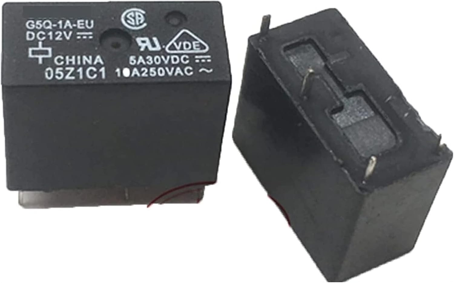 Relay 10PCS/lot 100% Original New G5Q-1A-EU DC12V G5Q-1-EU DC24V G5Q-1-EU-12VDC G5Q-1-EU-DC24V G5Q 1 EU 5A 10A(G5q-1a-eu Dc24v)